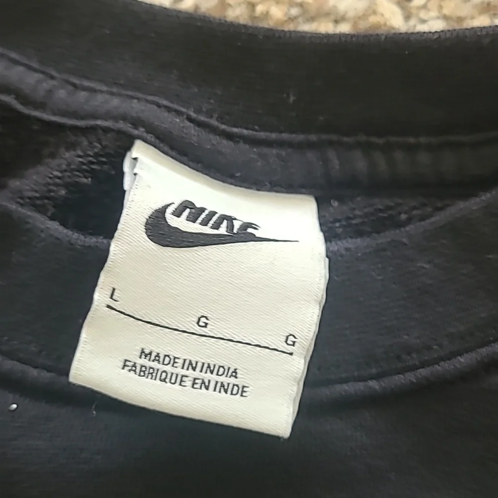 Nike Black and Gold Crewneck Sweater